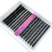 15 Rows Fluffy Cluster Lashes - Natural Thick Eyelash Extensions | 60D 80D 100D D Curl DIY Lashes - Buy Online on GoSupps.com
