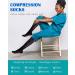 Blongw Compression Stockings for Men - 6 Pairs of Knee Socks for Sports Travel & Running - Support Compression Socks (Assorted Size S-M) - Buy Online on GoSupps.com