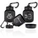OnMyWhey - Protein Powder and Supplement Funnel Keychain, Portable to-Go Container for The Gym, Workouts, Fitness, and Travel - TSA Approved, Punny Variety 3-Pack