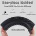 FREATECH Dual-Sided Exfoliating Silicone Body Scrubber with Loop Handle - Deep Cleansing and Massage Brush for Shower - Hygienic and Long-Lasting (Black) - Buy Online on GoSupps.com