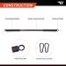 Professional Resistance Exercise Bar Kit - 36" Lightweight with 6 Accessories 20/30/40lb Bands Door Anchor & Straps for Home Training - Buy Online on GoSupps.com