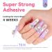 SAVILAND Rhinestone Glue for Nails - Super Strong 30g with Picker Tool & Tweezers | 3D Nail Art Glue for Big Decor  - Buy Online on GoSupps.com
