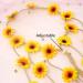 Bohemia Flower Headband - Adjustable Sunflower Hair Wreath for Festivals and Bridal Wear - Buy Online on GoSupps.com