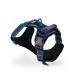 lionto dog harness padded anti-pull harness reflective safety harness adjustable size M blue M Blue