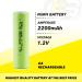 Buy Exell AA 1.2V Rechargeable NiMH Flat Top Batteries 2200mAh - Eco-Friendly Pack of 10 for International Shipping - Buy Online on GoSupps.com