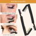 2 Pieces Folding Eyelash Comb Curlers & Brow Brush Set - Makeup Tool for Lash & Brow Grooming - Buy Online on GoSupps.com