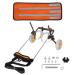Adjustable Dog Cart/Wheelchair Fordable Dog Wheelchair for Back Legs Aluminium Auxiliary Walk Cart Scooter for Handicapped Hind Leg(CJC02)