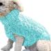 Shop XL Blue Tower Collar Knitting Sweater for Dogs & Cats - Winter Warmth for Small Medium & Large Pets - Buy Online on GoSupps.com