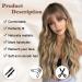 Lativ Blonde Ombre Wig with Bangs | Long Wavy Curly Heat Resistant Synthetic Wig for Women - Perfect for Daily & Party Use - Buy Online on GoSupps.com