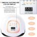 Felenny 220W UV LED Nail Dryer Lamp | Fast Gel Polish Curing | 4 Timer Settings | Auto Sensor | Professional Nail Art Design - Buy Online on GoSupps.com
