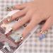 Stylish Crystal Nail Ring - Aluminum Alloy Nail Accessories for Parties | Shop Now! - Buy Online on GoSupps.com
