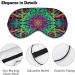 Laminated Wormhole Sleep Eye Mask & Blindfold for Women Men - Elastic Strap, Perfect for Sleep, Travel, Nap - Buy Online on GoSupps.com