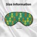 Pineapples1 Double-Sided Sleep Mask | Soft Adjustable Eye Covers for Perfect Shading & Reducing Eye Edema - International Shipping Available - Buy Online on GoSupps.com
