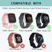 4 Pack Stretchy Bands for Fitbit Versa 2 - Adjustable Elastic Nylon Straps for Versa Smartwatch - Dark Blue/Light Gray/Pink/Light Purple - Buy Online on GoSupps.com