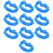 ZHIZAIHU Blue New 10 Pcs Dental Retractor Soft Silicone Intraoral Jaws Retractor Mouth Opener Expand Dental Orthopedic