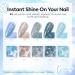 Modelones Gel Nail Polishes Summer 6 Colour Gel Polish Green Blue Shellac Gel Nail Polish Set Mint Green UV Nail Gel Polish Baby Blue UV Gel Polish Summer Gel Polish DIY Salon at Home ice age 1.25 ml (Pack of 6) - Buy Online on GoSupps.com