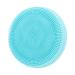 POPETPOP Pore Cleanser Face Cleaners Silicone Facial Cleansing Brush Skin Cleaning Scrubber Silica Gel Washbasin Blue 7x7cm (UYF1X2I14J0704ZU5NKIYR1B)