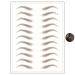 Brows by Bossy Studio & Co Temporary Eyebrow Tattoos Waterproof Eyebrow Stickers  False Tattoos Hair Like Peel Off Instant Transfer Brows For Women And Men arched ash brown