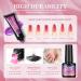 PEACECOLOR Gel Nail Kits Full Set for Beginners 15 PCS Nail Polish with 36W Lamp Kit Nail Gel Builder 10ML with Nail File Machine Basic Gel Extensions Nail Art Design Kit - Buy Online on GoSupps.com