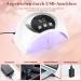Buy LKE 54W UV Nail Lamp - Portable LED Nail Dryer with LCD Display 3 Timers & USB Charging for Gel Nails - Buy Online on GoSupps.com