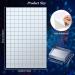 Square Glass Mosaic Tiles - Self-Adhesive Disco Ball Mirror Tiles for DIY Crafts - Silver, 0.4 Inch - 3600 Pieces - Buy Online on GoSupps.com