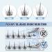 D.I.Y. 48pcs 14mm Spikes Style Lash Clusters | Individual D Curl Eyelash Extensions for Reusable, Long Lasting, Natural Wispy Look - Buy Online on GoSupps.com