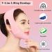 3 in 1 Reusable Double Chin Eliminator | V Line Lifting Chin Strap & Mask for Women - Pink - Buy Online on GoSupps.com