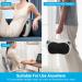 Shiatsu Massage Pillow with Heat | Deep-Kneading Neck Shoulder & Back Relief | 3 Speed Electrical Device - Light Gray - Buy Online on GoSupps.com