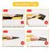 500 PCS Acrylic Nail Forms | Polygel Nail Extension Guide Stickers - Gel Nails Art Paper for DIY Manicure Design - Buy Online on GoSupps.com
