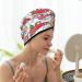 Watercolor Red Truck Microfiber Hair Towel - Soft Super Absorbent Coral Velvet Quick Dry Wrap for All Hair Types - Buy Online on GoSupps.com