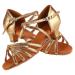 Dance shoes PU soft comfortable Latino shoes fashion dance shoes for children girls with 4 cm high heel 35 EU gold