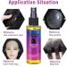 Tape Hair Extension Remover - Lace Glue Remover Wig Glue Remover Solvent for Front Lace Wig Tape in Extension Remover Spray for Hair Replacement Lace Front Wig Poly Hairpieces - Buy Online on GoSupps.com