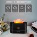 JEEBEL AROMA Diffuser - Ultrasonic Humidifier with Flame Effect Adjustable Brightness & Auto Shut-off | International Shipping Available - Buy Online on GoSupps.com
