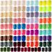 888 Pieces Colorful Short False Nails Square Press on Nails Short False Nails Glue on Nails Short Artificial Full Cover Coffin Fake Nails 37 Sets Acrylic Nails for Women Girls (Bright Colors)