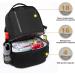 TUGUAN Insulated Cooler Backpack 38/42 Cans Double Deck Leakproof Lightweight - Black Beach Picnic Lunch Bag - Buy Online on GoSupps.com
