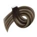 Youngsee Ombre Tape Extensions - Real Hair 35cm Balayage Extensions - Dark Brown & Ash Blonde Seamless Tape-in Hair Extensions for Women - 50g #4/18/4 - Buy Online on GoSupps.com