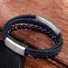 Multi-Layer Wrapped Men'S Bracelet Natural Stone Bracelet Leather Woven Bracelet Black Magnetic Buckle Multilayer Bracelet For Men - Buy Online on GoSupps.com
