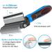 Fttouuy 2-in-1 Pet Deshedding and Dematting Tool - Azure Short Hair | Dual Sided Pet Grooming Brush for Mats & Tangles Removal - Buy Online on GoSupps.com