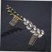 Housoutil Diamond Flower Girl Hair Wedding Hair Comb Pearl Hair Accessories Bride Headpieces for Wedding Tiara Bridal Headdress European and American Bridesmaid Olive Branch - Buy Online on GoSupps.com