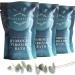 Hydrogen Peroxide Bath Epsom Salt - Dead Sea Salts Clay Eucalyptus Colloidal Oatmeals, Energize and Detox Bath (3) Pack 4 Ounce (Pack of 3)
