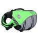 Vivaglory sports style life jacket for dogs with an excellent buoyancy adjustable & durable life jacket with a safe fastening system for medium dogs neon-green M: 56-64 cm (chest circumference) neon-green