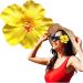 Flower Hairpin Flower Brooch Rose Hair Barrette Accessories for Women s Party Beach Wedding (Yellow) Metal other gemstones - Buy Online on GoSupps.com