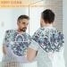 Beard Bib Apron - Non-Stick Waterproof Hair Catcher for Men | Retro Mandala Grooming Cape - Buy Online on GoSupps.com