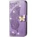 Monwutong Hzd Protective Cover for Xiaomi Redmi 12 - 3D Butterfly Pattern PU Leather Folding Stand Magnetic Cap & Card Compartments - Light Violet - Buy Online on GoSupps.com