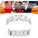 Plating Teeth Brace Brass Serial Number YHYT1046 Silver Teeth Braces Teeth Brace for Halloween Party for Hip Hop Fashion Show for Concert for Birthday Present(Silver) - Buy Online on GoSupps.com
