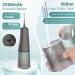 Cordless Portable Water Flosser with 4 Modes and 6 Tips - Professional Electric Teeth Cleaning Kit for Oral Care - 300mL Water Tank - Gray - Buy Online on GoSupps.com