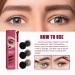 4D Laminated Eyebrow Cream & Brush Kit | Multi-Function Home Grooming for Perfect Eyebrows - Dark Brown - Buy Online on GoSupps.com