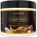 Argan Oil Hair Mask, Coconut Oil Collagen Hydrating Hair Treatment for Dry & Damaged Hair,Natural Deep Conditioner All Hair Types Professional Collagen for Deep Repair Damage Hair Root, Nourishment & Scalp Treatment - 8.5 oz
