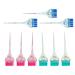 Gatuida 9 pi ces Salon Hair Dye Brushes With Ergonomic Handles Plastic Coloring And Highlighting Applicator Tools For Professional Stylists And Home Use