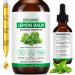 WELOSUER Organic Melissa Lemon Balm Extract Herbal Supplement Leaf Extract Drops, Natural Lemons Balm Drops for Relaxation, Plant Nutrient Solution, Vegan, Sugar & Alcohol-Free Calming Supplement